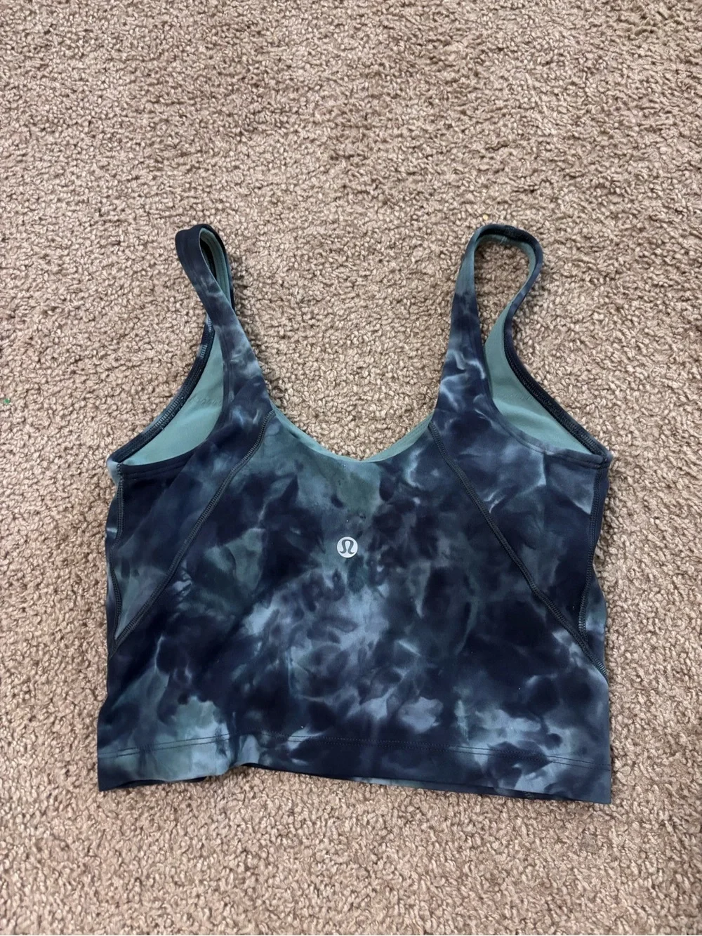 Lululemon Align Tank Top Diamond Dye Silver Blue Tidewater Teal Graphite Grey